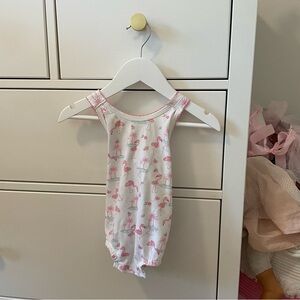 Kissy Kissy Pink Flamingo Romper